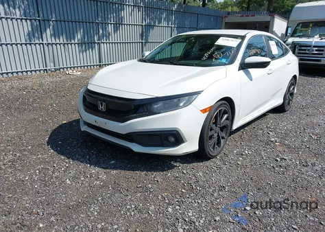 2019 Honda Civic Sport z USA, uszkodzony, nr VIN 2HGFC2F88KH604101